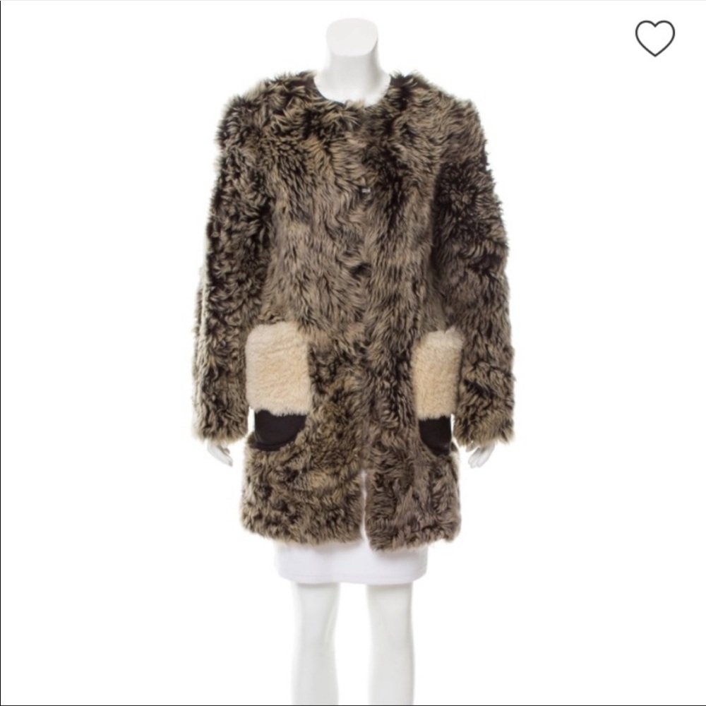 Coach Shearling Coat - Picture 4 of 5